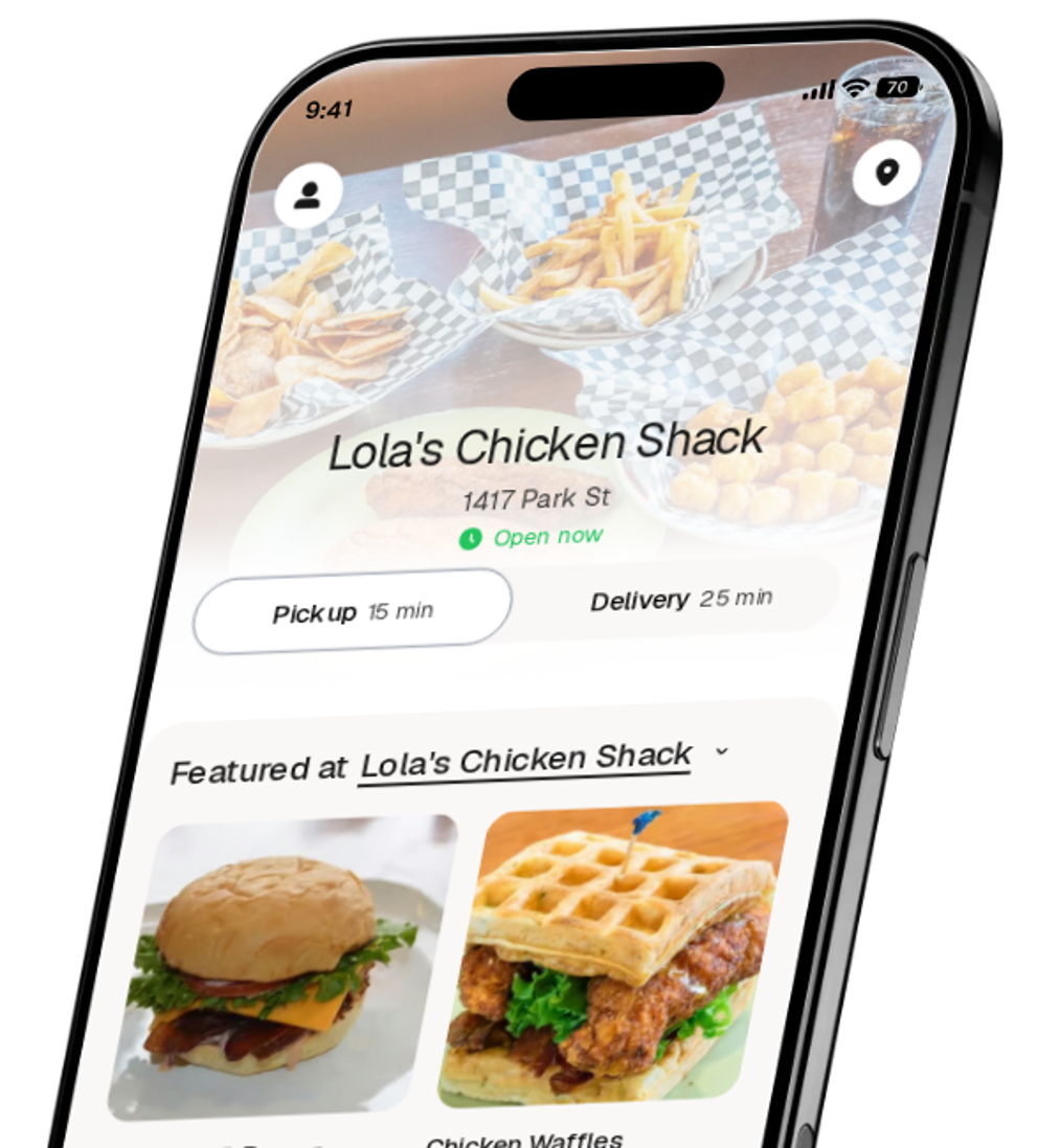 Lola's Chicken Shack app preview