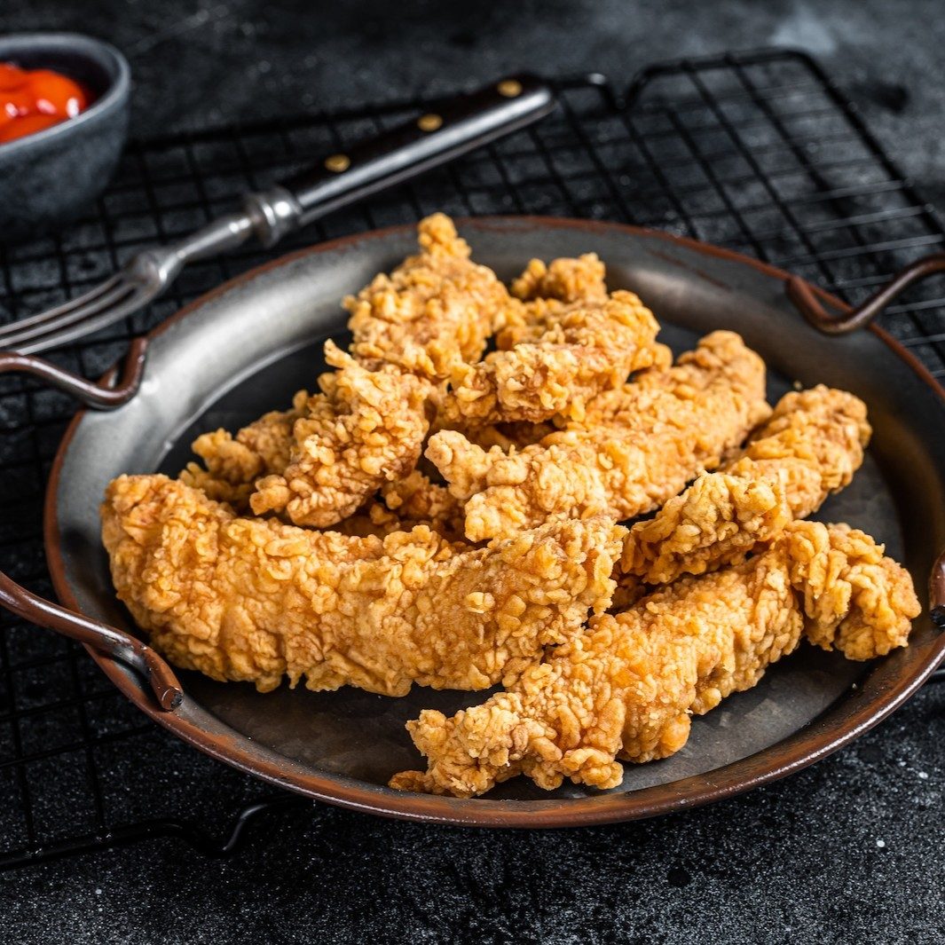 3 Pieces Tossed tender meal.
