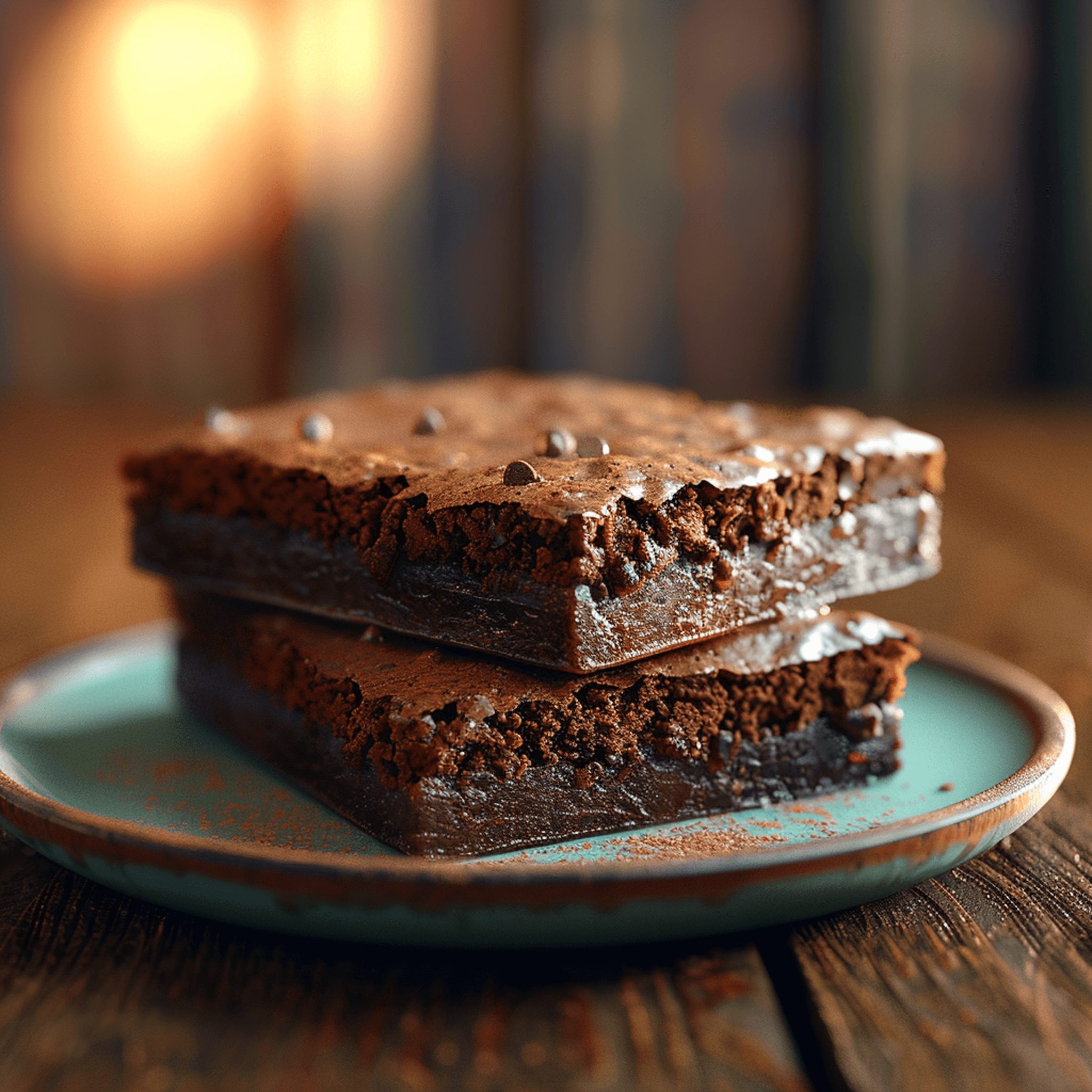 Double Fudge Brownies.