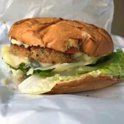 Pesto B Burger.